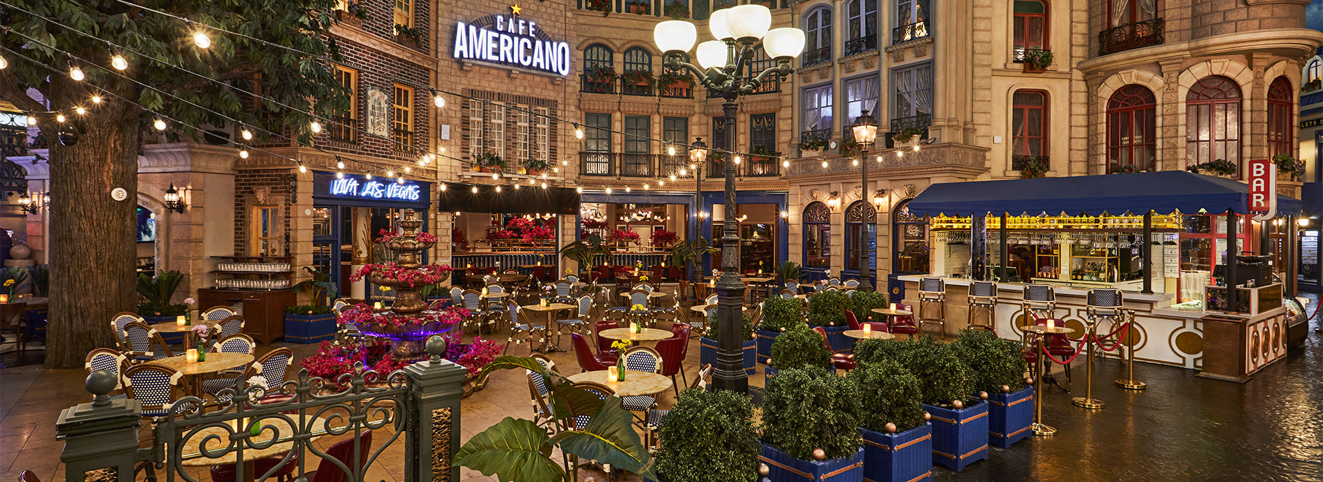 Cafe Americano  Paris Hotel 24-Hour Food On Las Vegas Strip